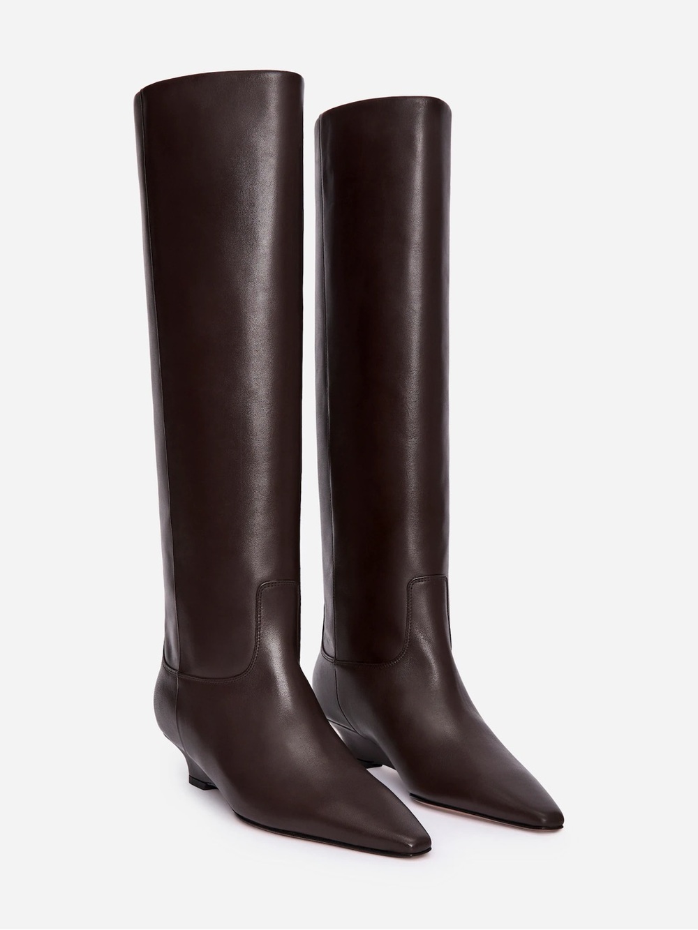 Arket | Brown Leather Tall Boots
